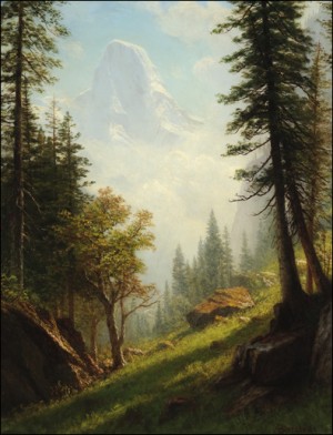 Albert Bierstadt, "Among th Bernese Alps" (1868)