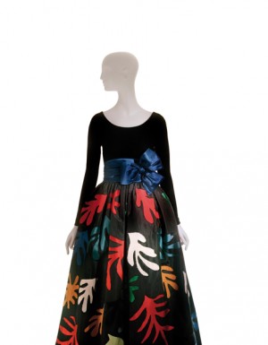 Yves Saint Laurent, long evening dress, inspired by Henri Matisse, 1980