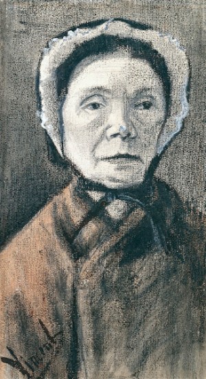 Vincent van Gogh, Woman with Dark Cap (Sien’s Mother?), no date.