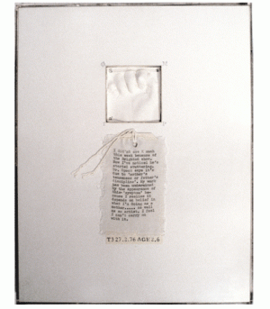 Post-Partum Document IV: Transitional Objects, Diary and Diagram Mary Kelly 1973- 1979